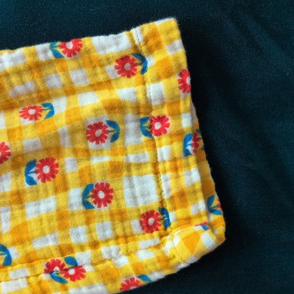 Hanna Andersson 2T Yellow Daisy Print Muslin  Pants - Picture 4 of 5
